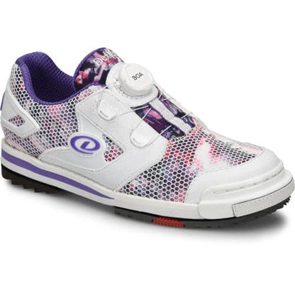 Dexter Womens SST 8 Power Frame BOA Right Hand or Left Hand Bowling Shoes White/Purple/Multi