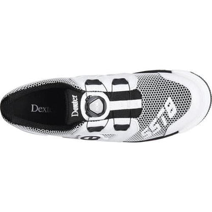 Dexter Mens SST 8 Power Frame BOA Bowling Shoes Wide Black/White