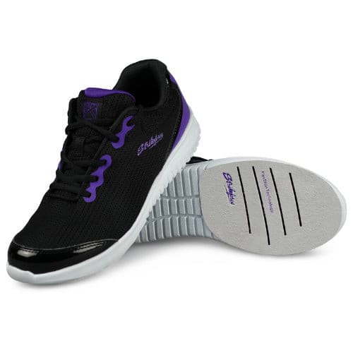 KR Strikeforce Glitz Black/Purple Women's Bowling Shoes