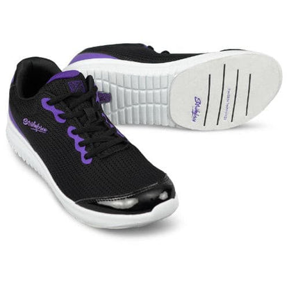 KR Strikeforce Glitz Black/Purple Women's Bowling Shoes