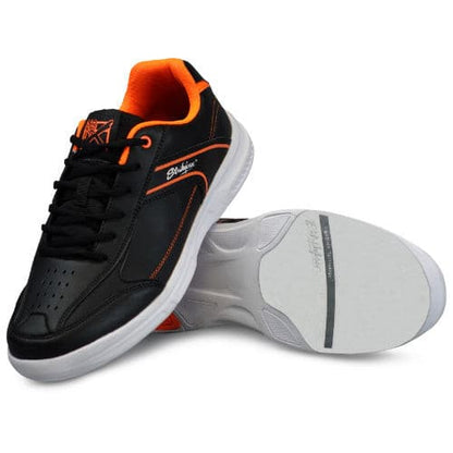 KR Strikeforce Mens Flyer Lite Black Orange Bowling Shoes