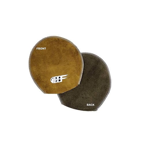 Bowlingballfactory.com Deluxe Brown Leather Bowling Shammy Pad Mitt