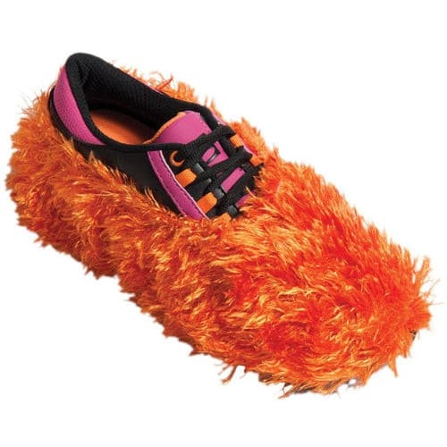 Robby Fuzzy Orange Bowling Shoe Covers