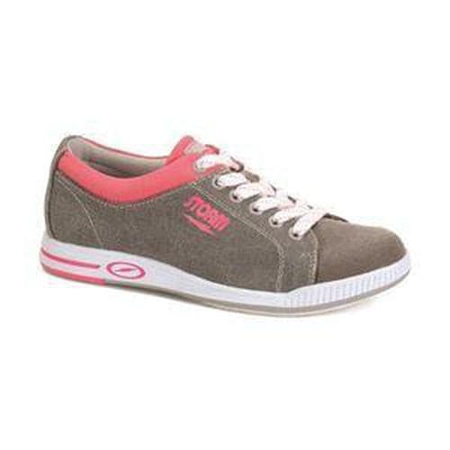 Storm Womens Meadow Grey Pink Bowling Shoes